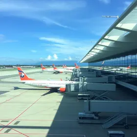 terminal no Aeroporto de Guarulhos